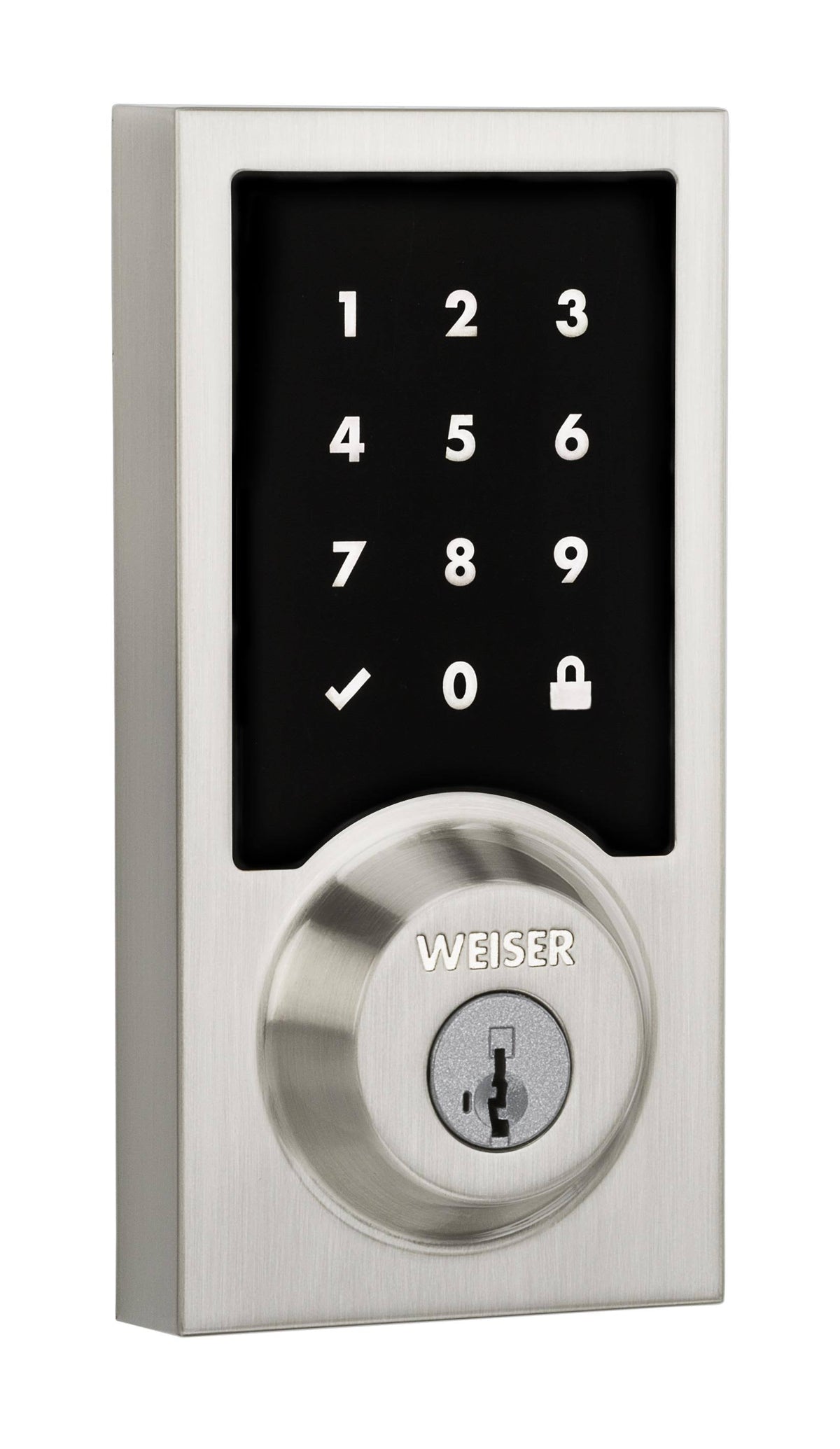 Satin Nickel Touchscreen Smart Lock B3246