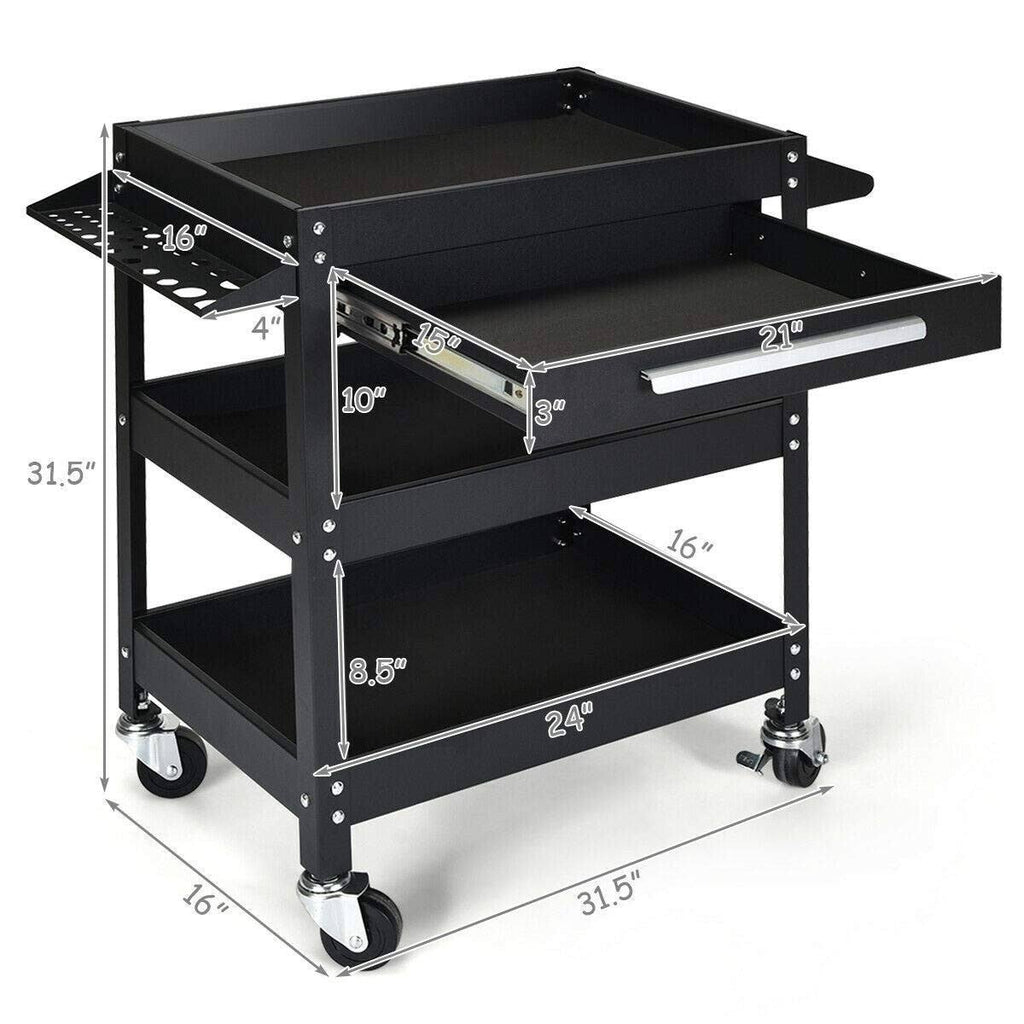 Rolling Tool Cart with Drawer V2956