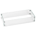 Tempered Glass Flame Guard for Drop-in Fire Pit Pan Q56569