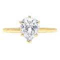 18K Yellow Gold Solitaire Engagement Ring W49871