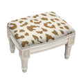 Caramel Cheetah Footstool Z770