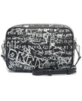 Black White Silver Crossbody Camera Bag K30729