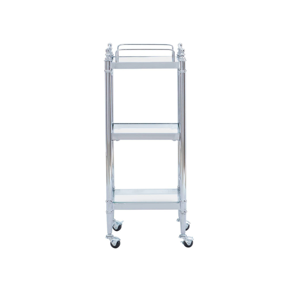 Chrome and Glass Cart G2176