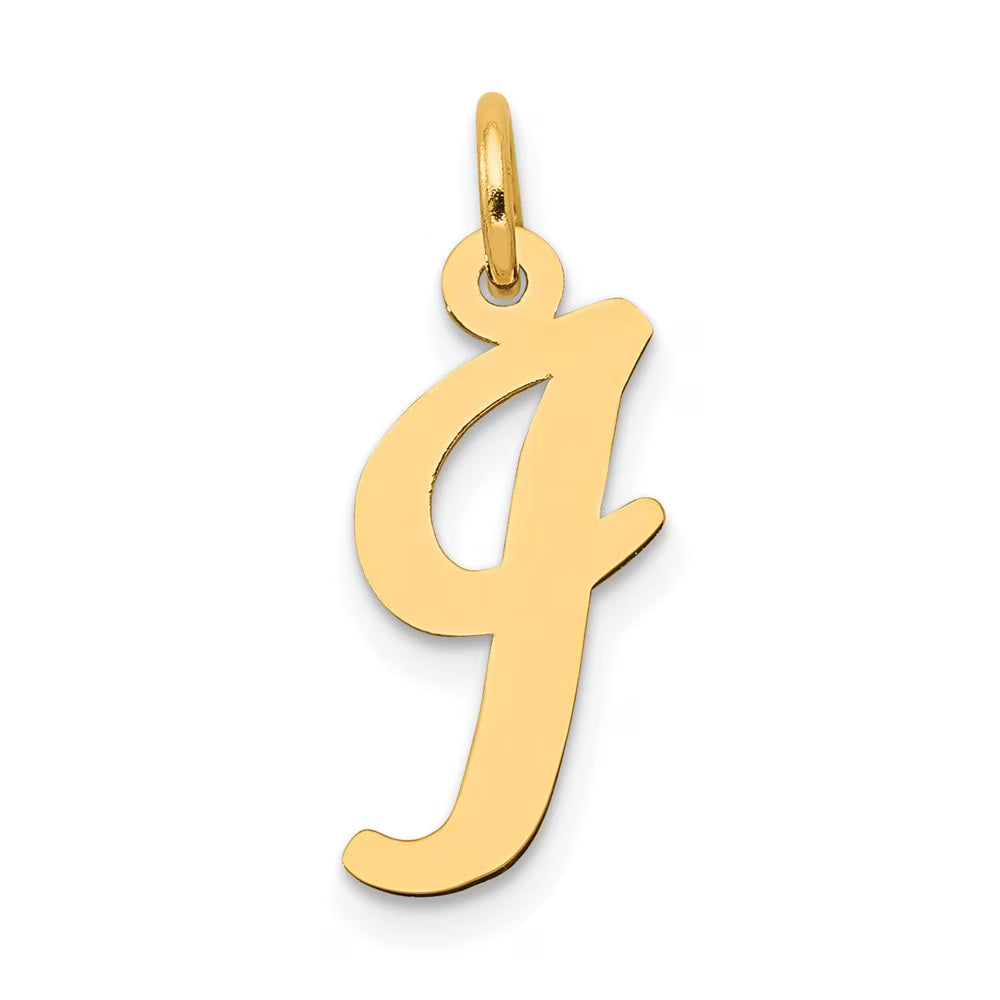 14k Script Letter I Initial Charm N532451
