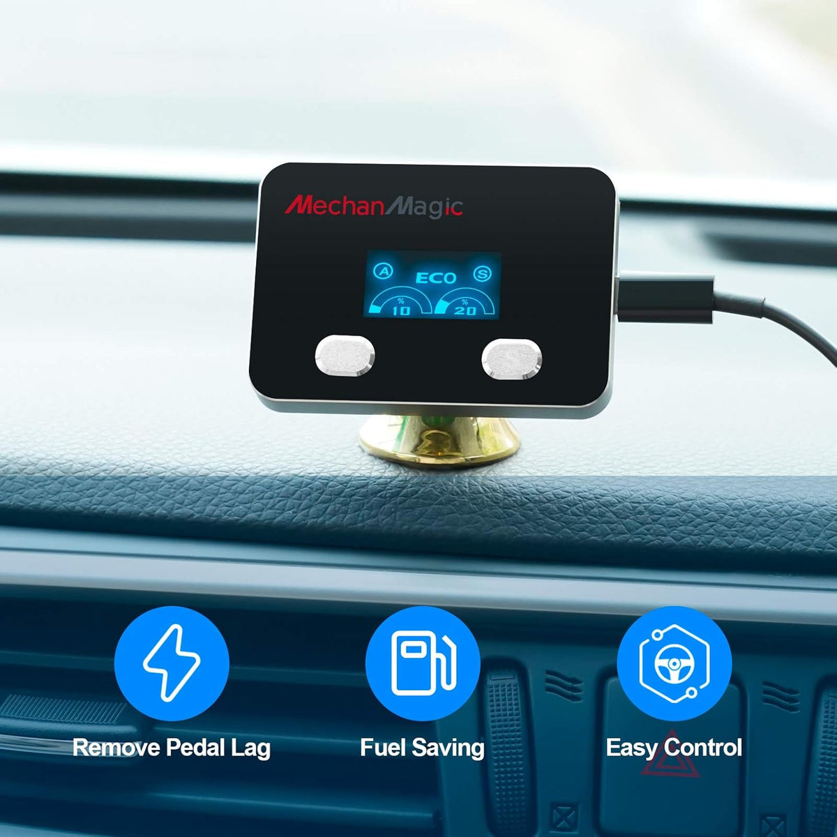 Pedal Throttle Response Controller for Ford F-150 F-250 F-350 Raptor Trucks Explorer Edge Expedition Mustang Fusion Focus Escape (2011-2021) D572