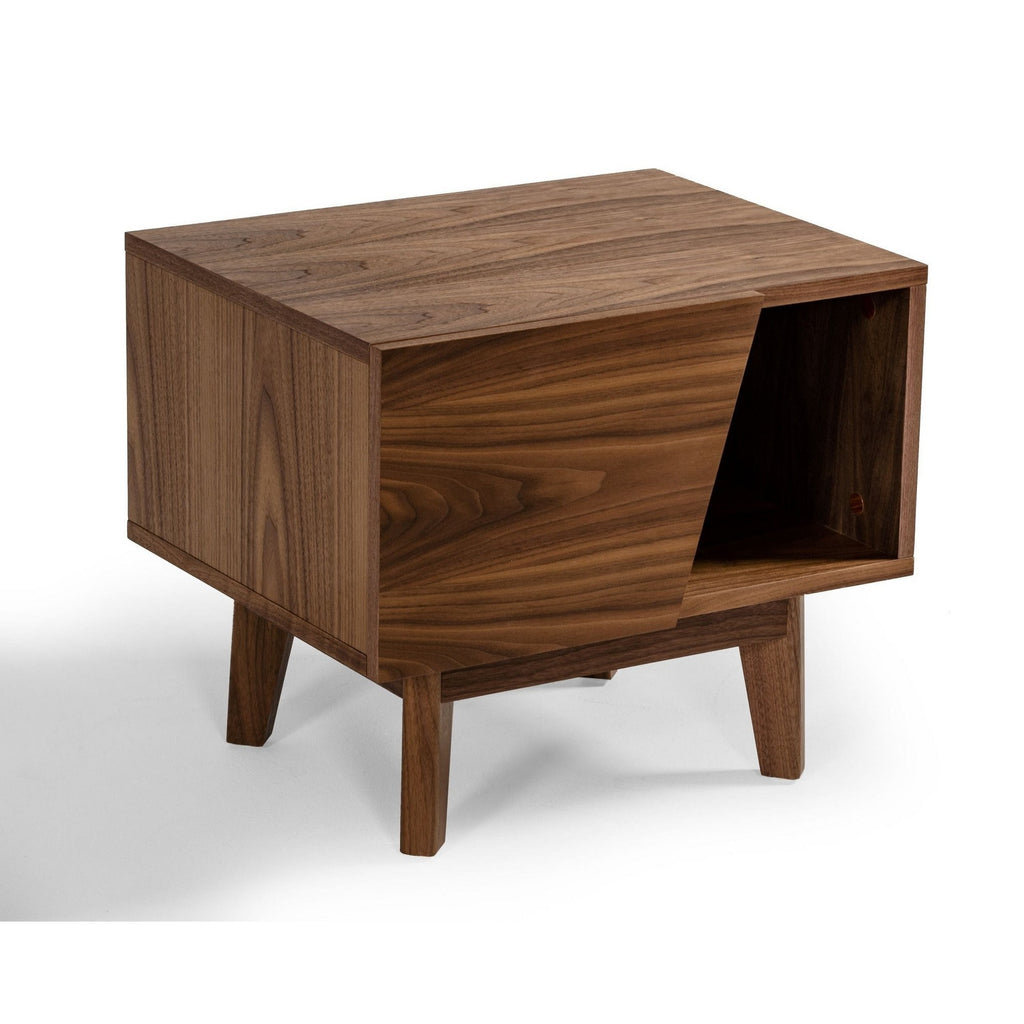 Walnut 1 Drawer Nightstand Z87687