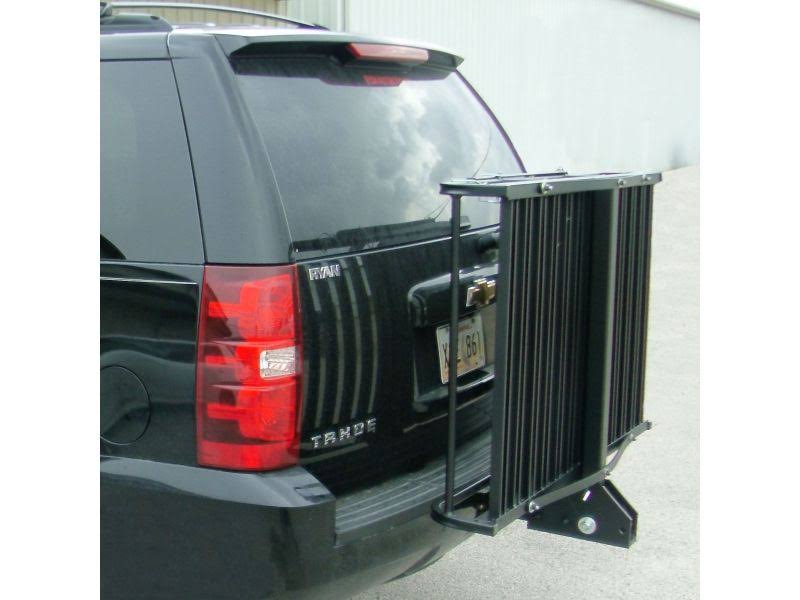 Truck Hitch Receiver Cargo Carrier with Ramp C66371