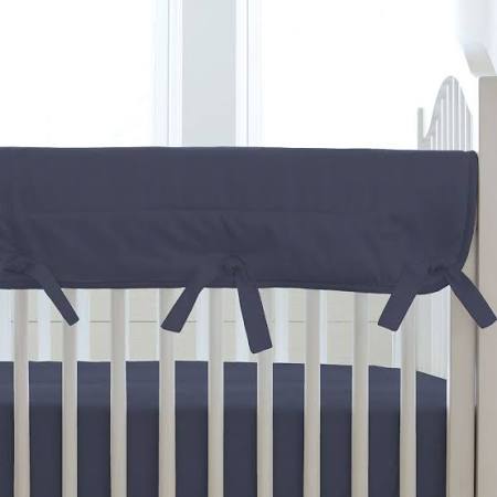 Solid White Crib Rail Cover P662399