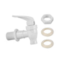 White B.P.A.-Free Water Dispenser Replacement Valve 4 Pack P59598
