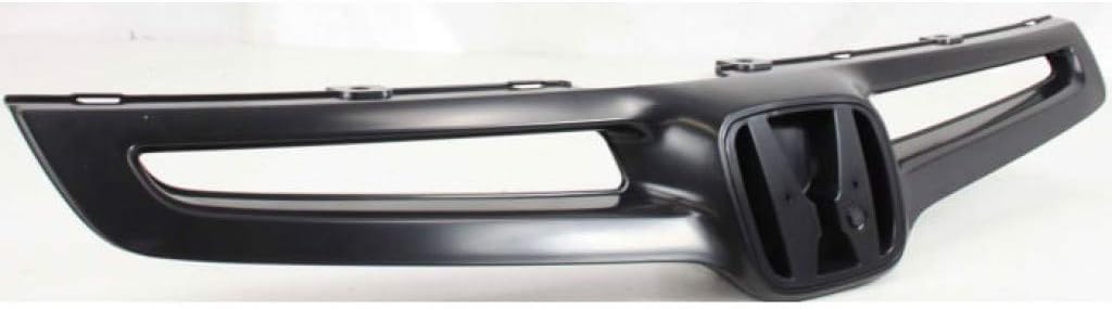Painted Black Grille Assembly for Honda Accord Sedan 2003 2004 2005 Pack of 2 X819