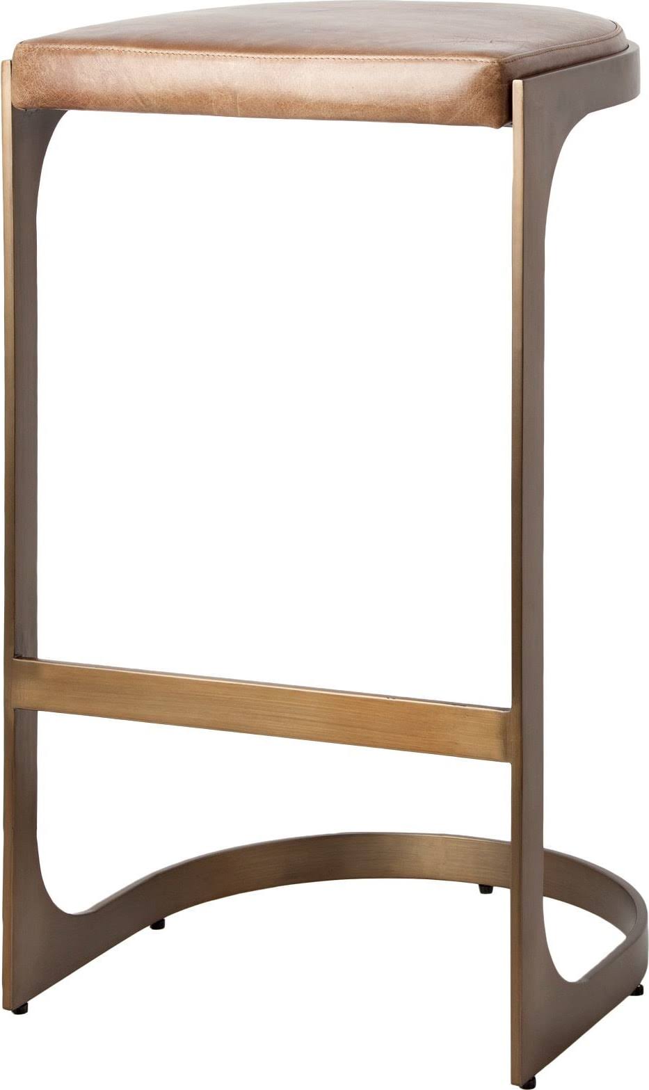 Brown Metal Bar Stool E564384