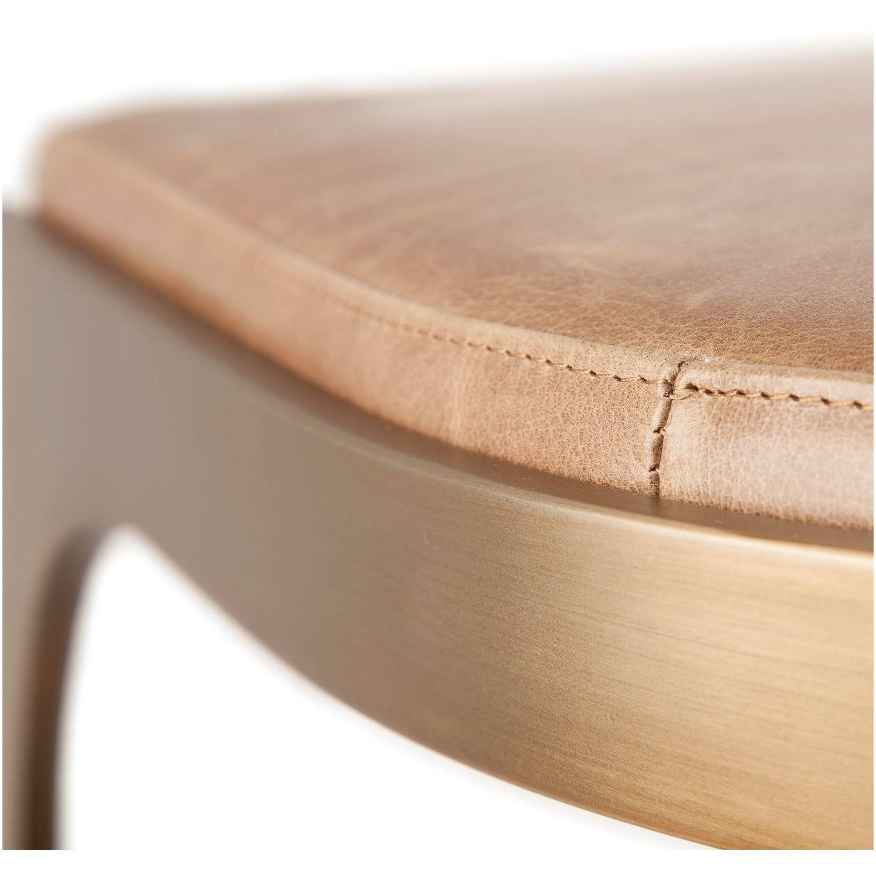 Brown Metal Bar Stool E564384