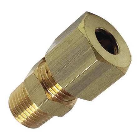 6mm Compression x 3/8x22 Male BSPT Straight Adapter 10pk J487