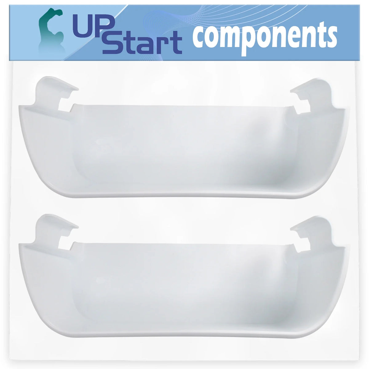 2-Pack Refrigerator Door Shelf Bin E702