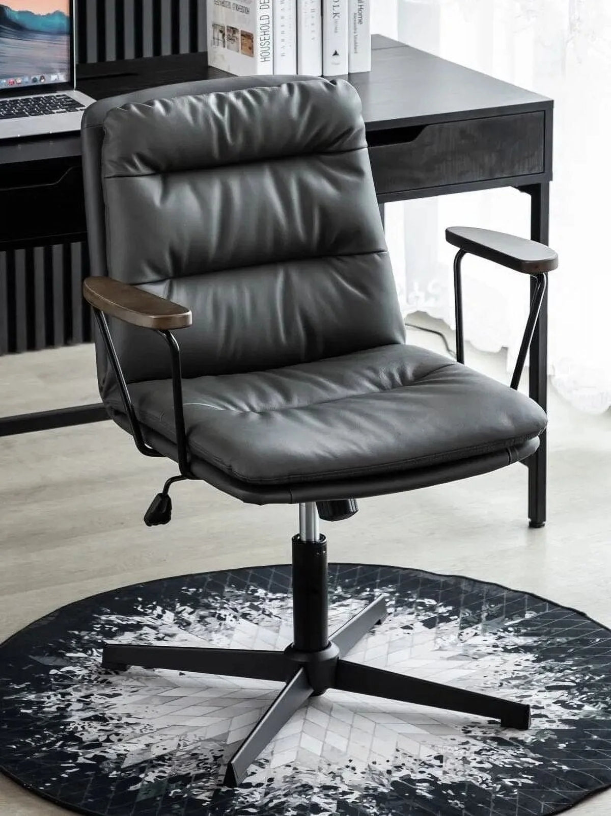 Cow Leather Computer Chair Office Chair W77763