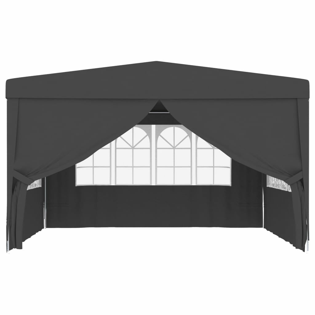 Professional Party Tent with Side Walls 13.1'x13.1' Anthracite Q7623