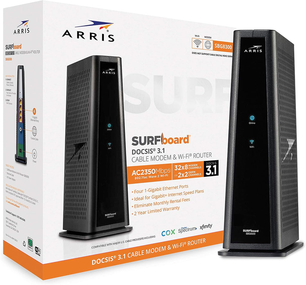 Multi-Gigabit Cable Modem & AX3000 Wi-Fi Router with 2.5 Gbps Ethernet Port G627486