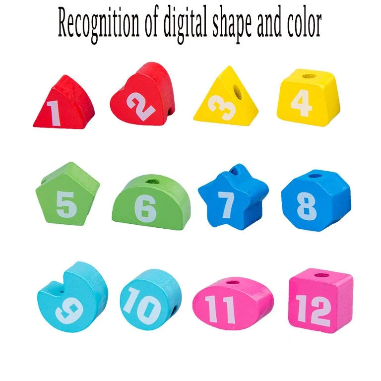 Wooden Shape Sorting Clock Toy F230