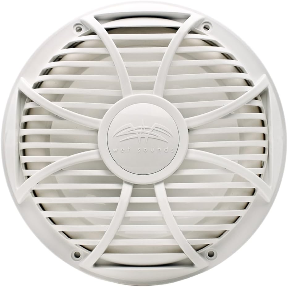 10" White Free Air Marine Subwoofer & 2-Channel Amplifier D88456