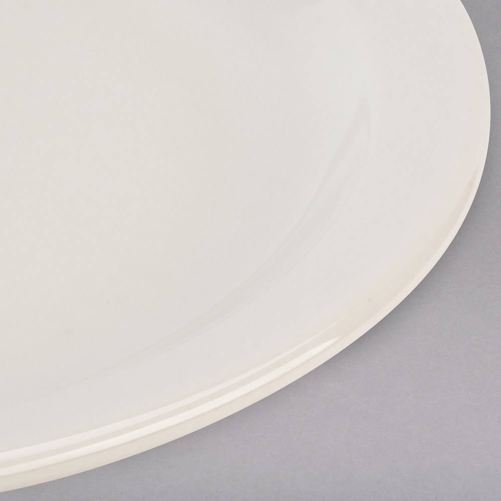 24/Case Eggshell Narrow Rim China Plate E42328