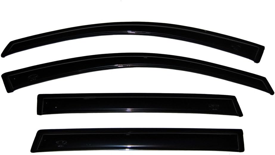 Chrome Side Window Deflector, 4-Piece Set H317988