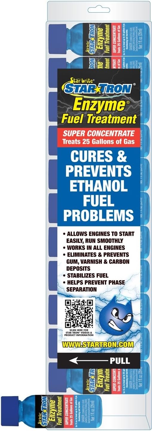Enzyme Fuel Treatment Super Concentrated Formula Treats 25 Gallons 1 OZ 12 Pack Pack of 2 T910070