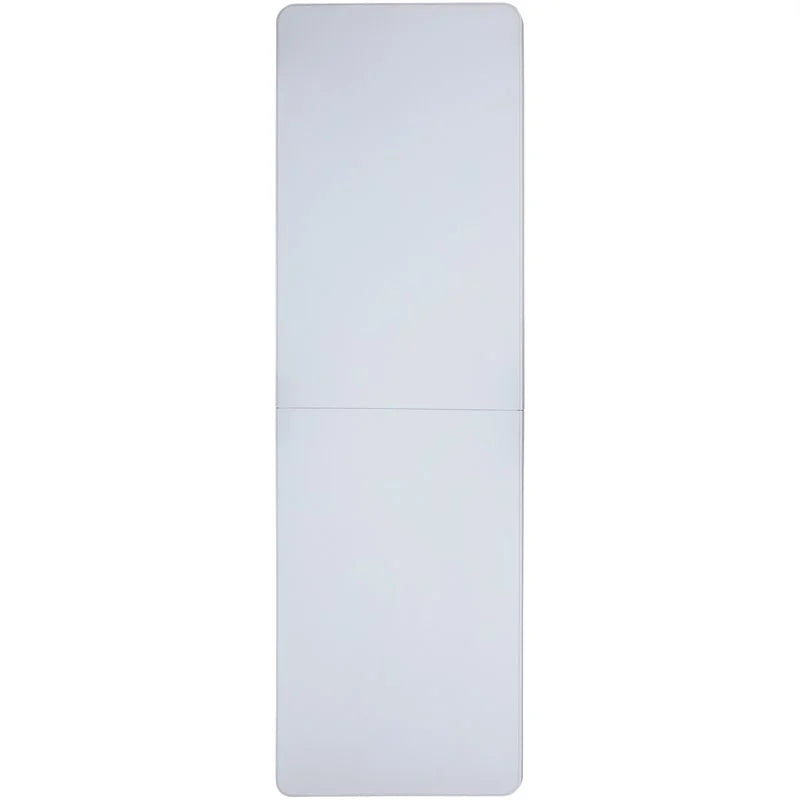 8-Foot Height Adjustable Bi-Fold Granite White Plastic Folding Table with Carrying Handle U2832