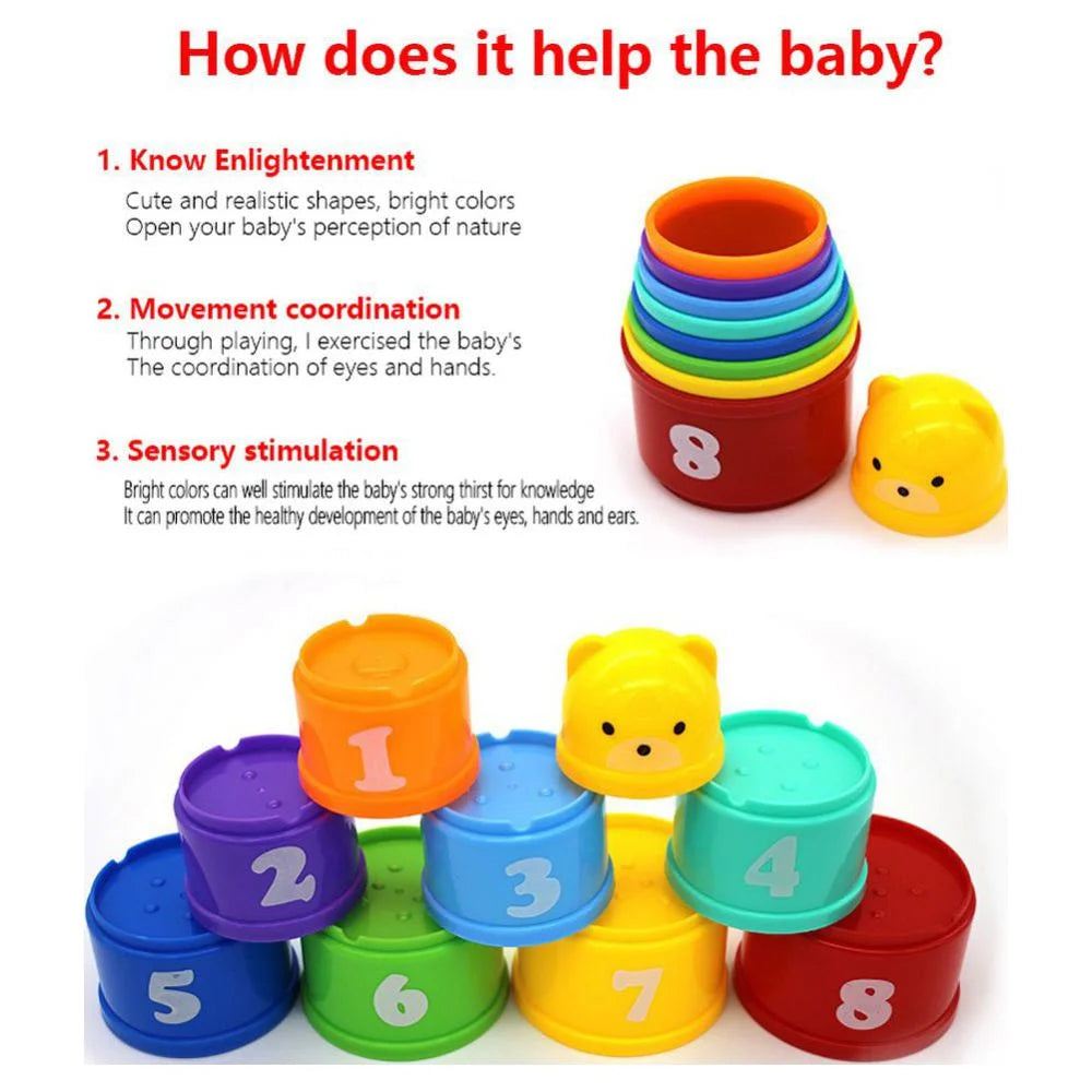 Stacking Toys, Nesting Stack Cups for Toddlers C2097