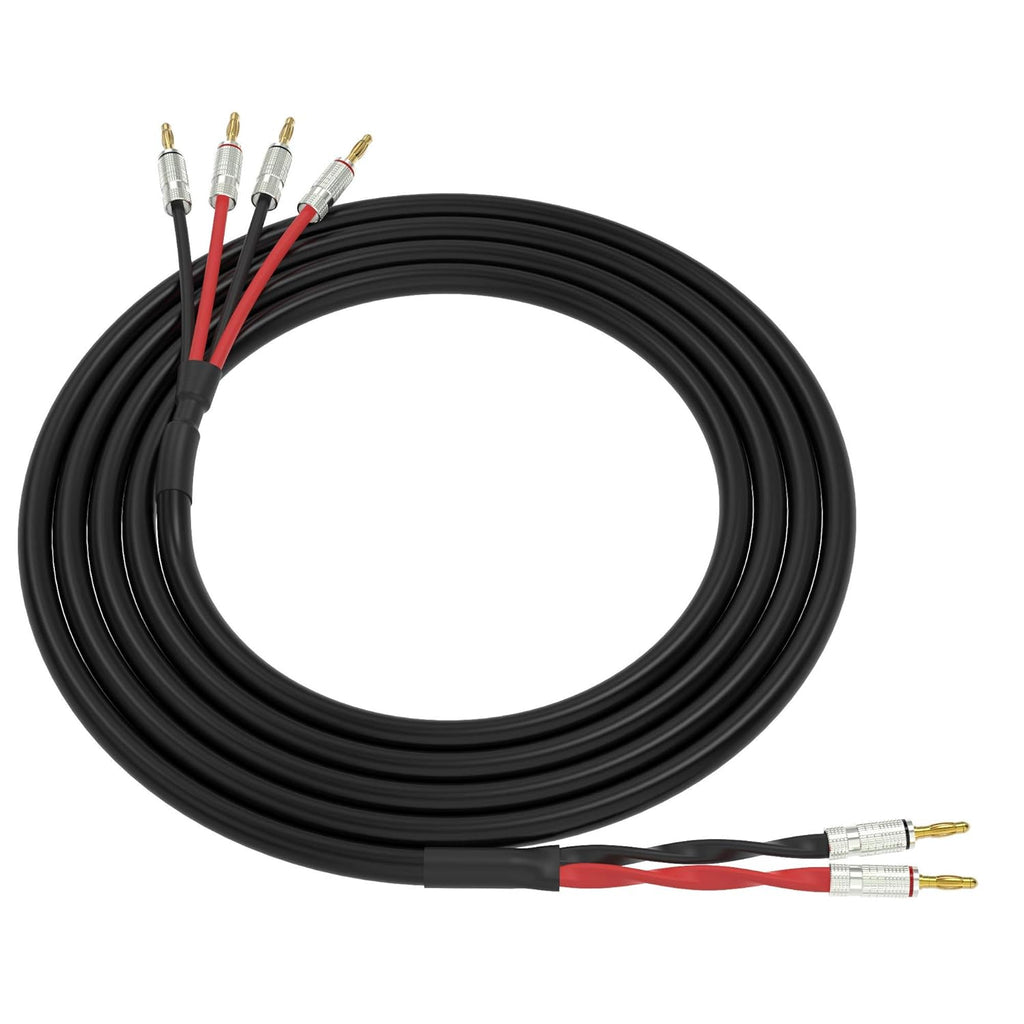 Black 3 Feet Professional Audio Speaker Cable O8776