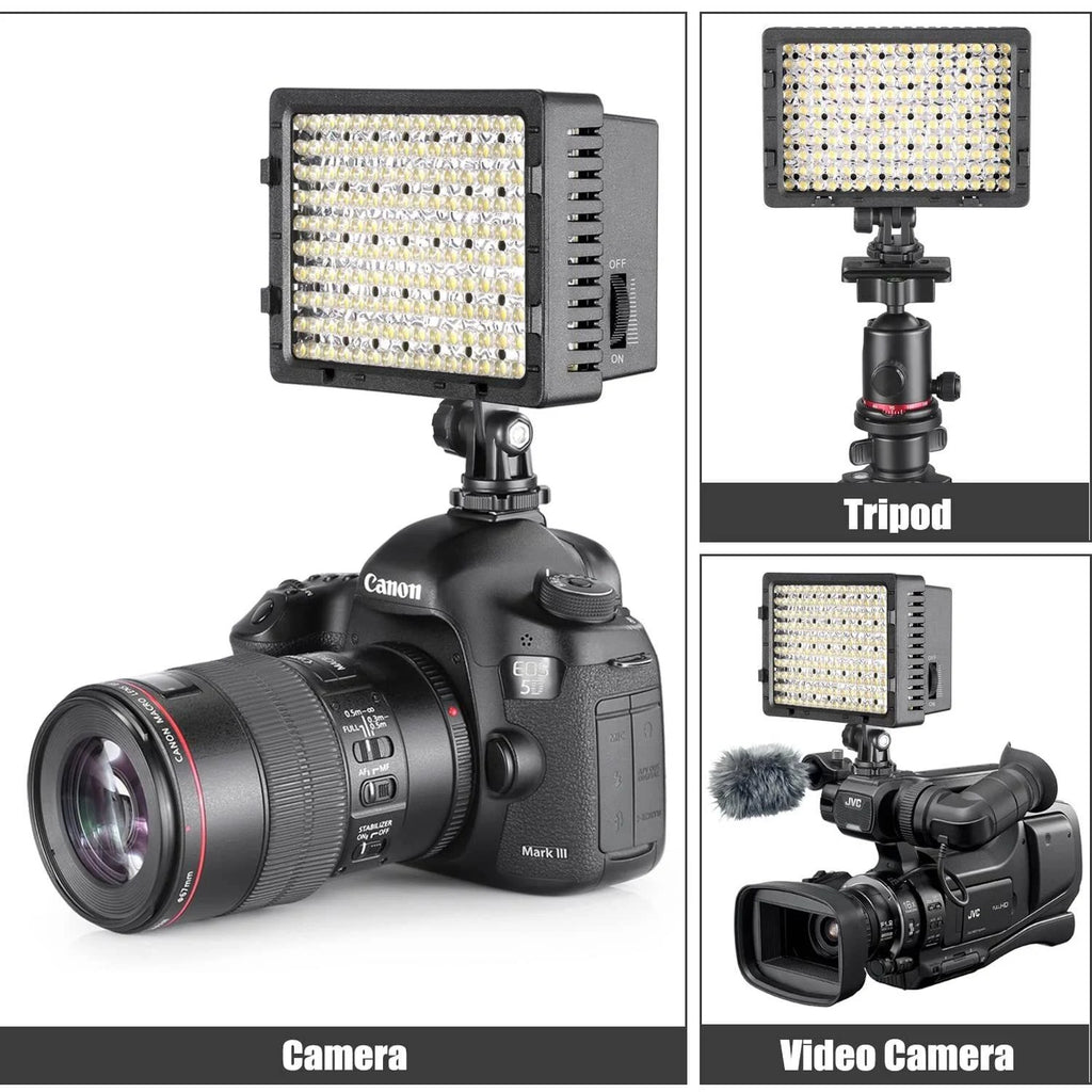 160 LED Light Kit Dimmable Panel Video Kit (2-Pack) L33015