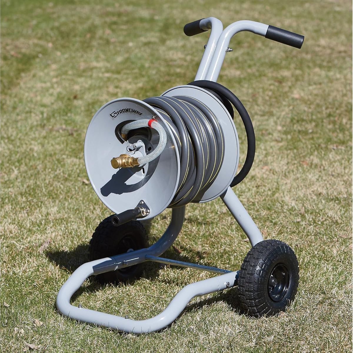 Garden Hose Reel Cart F390612