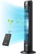 40" Oscillating Tower Fan with Remote, 12 Modes, 12H Timer, LED Display, Pack of 2 S238667