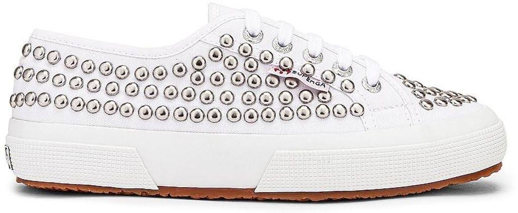 White Studs Sneakers W702