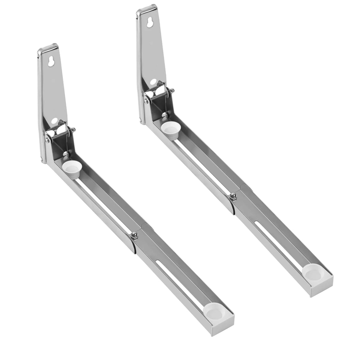 Stainless Steel Microwave Oven Bracket Wall Mount Rack Shelf, 1 pair O85583