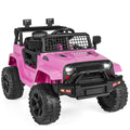 12V Kids Ride On Truck Car with Parent Remote Control, Pink N7694