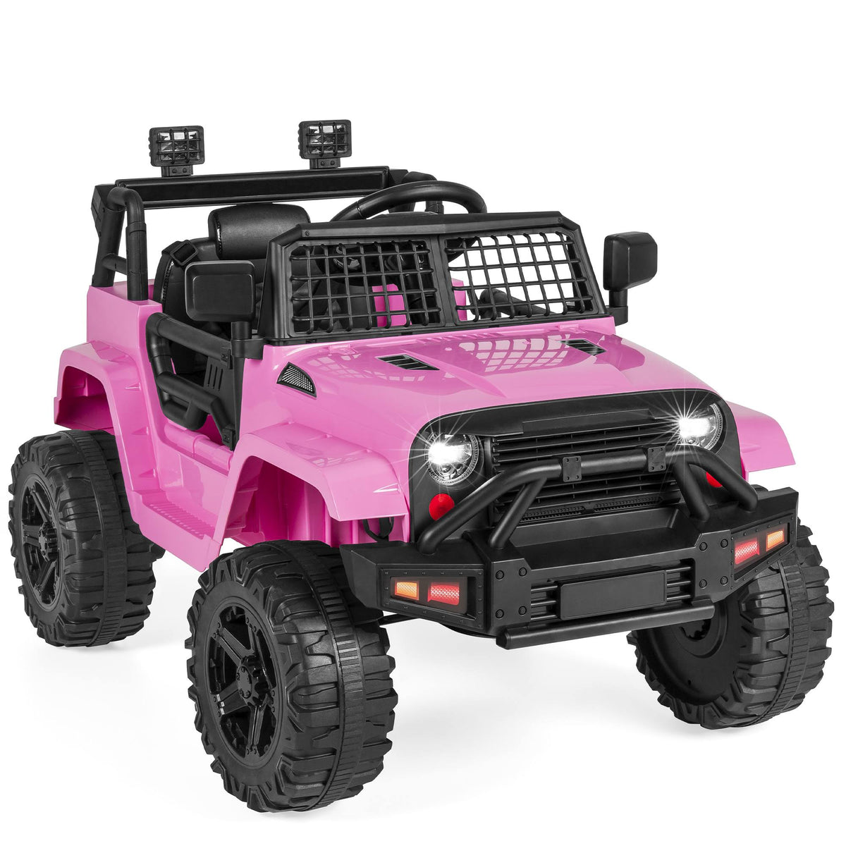 12V Kids Ride On Truck Car with Parent Remote Control, Pink N7694