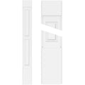 Two Equal Raised Panel PVC Pilaster with Standard Capital and Base (Pair) I7983