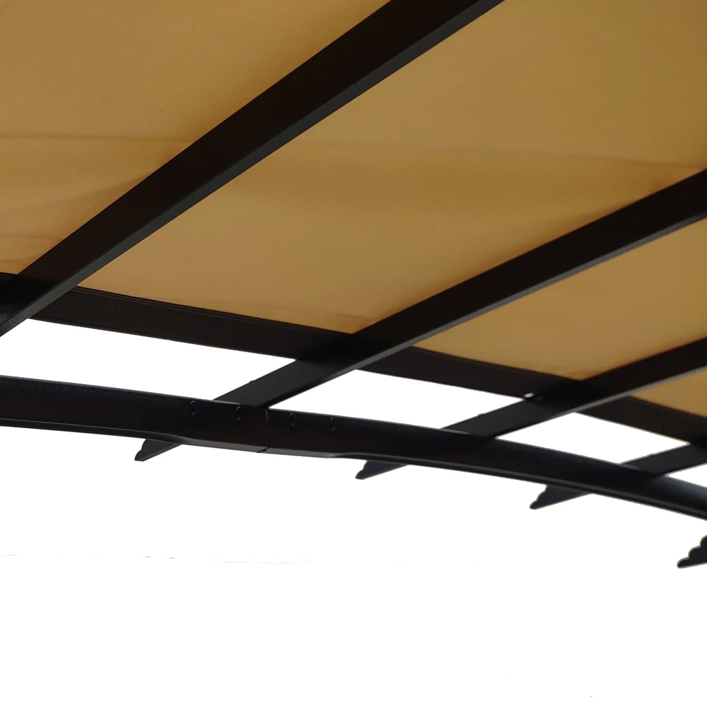 Universal Canopy Cover Replacement for Curved Outdoor Pergola K963536