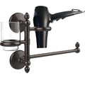 Oil Rubbed Bronze Hair Dryer Holder and Organizer K93367