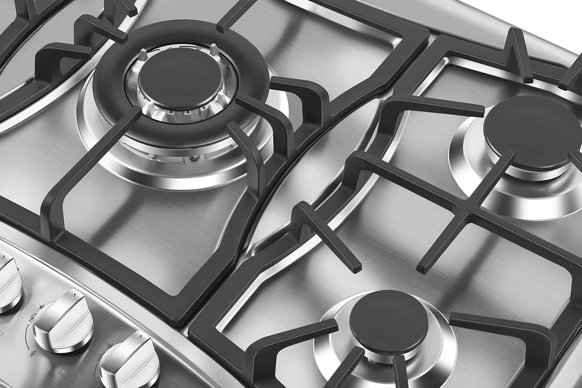 30 in. Stainless Steel Gas Cooktop with 5 Sealed Burners Z56636