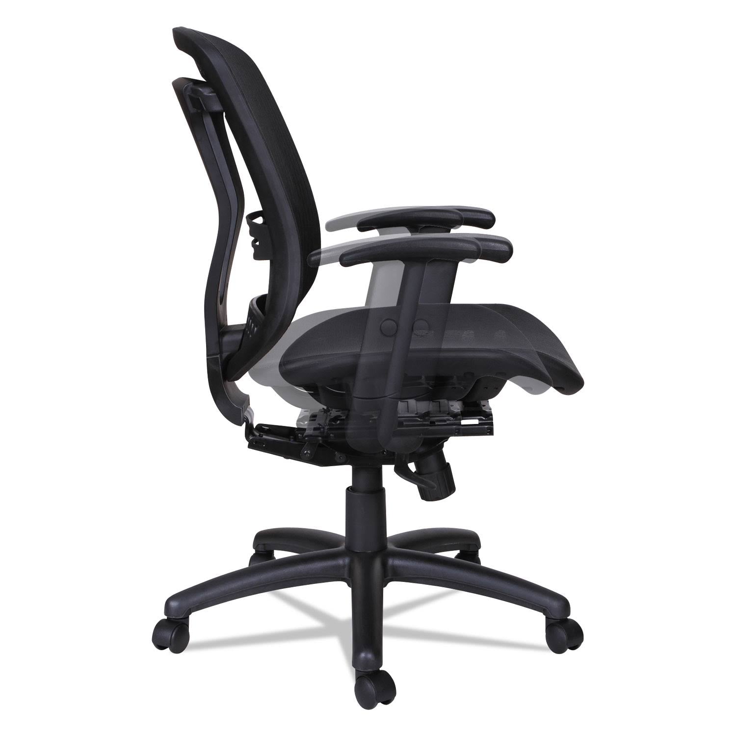 Black Mid-Back Suspension Mesh Chair J242866