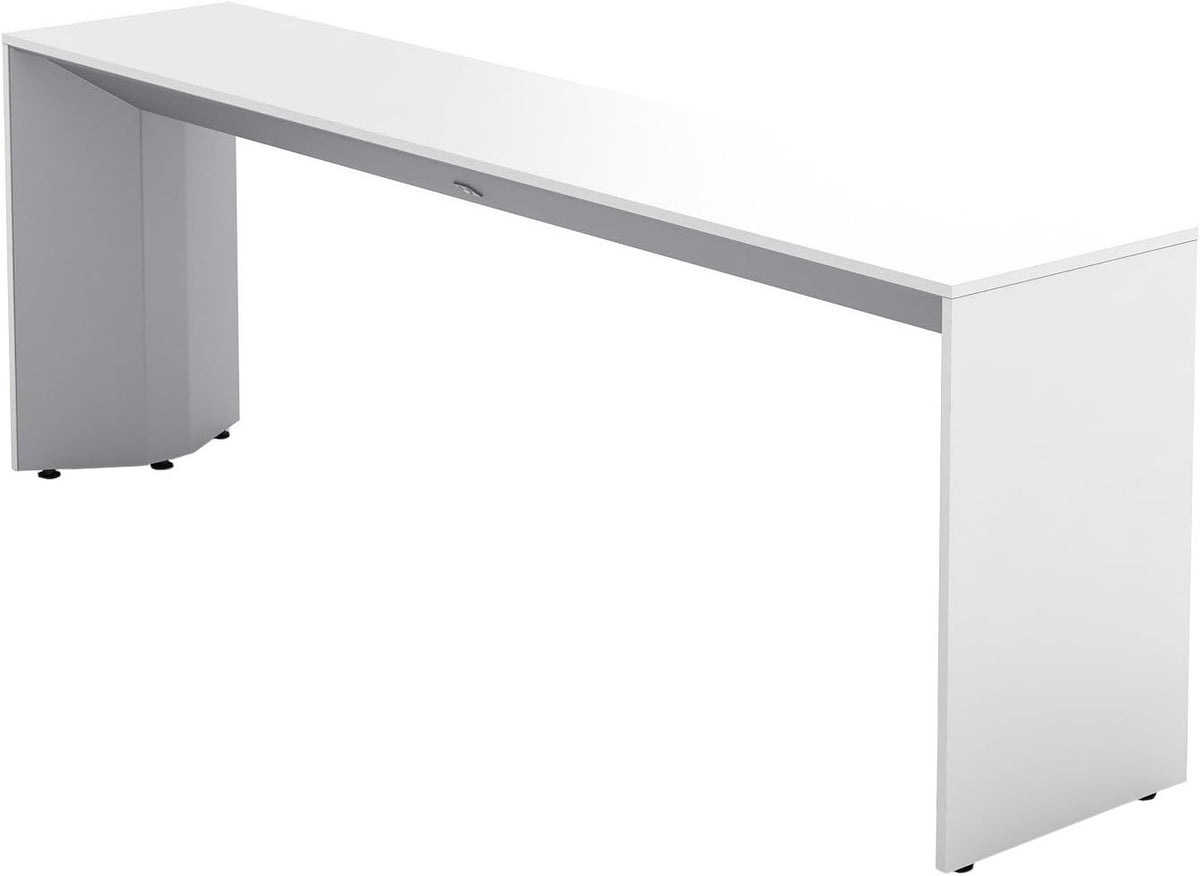Slim Table with Arctic White Finish V7416