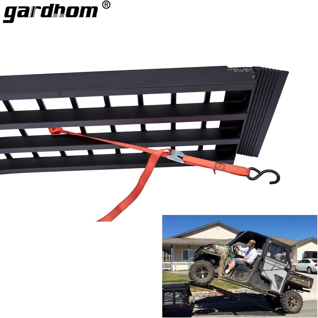 94*17.7" 1500 lbs Capacity Aluminum Folding Loading Ramps H301171