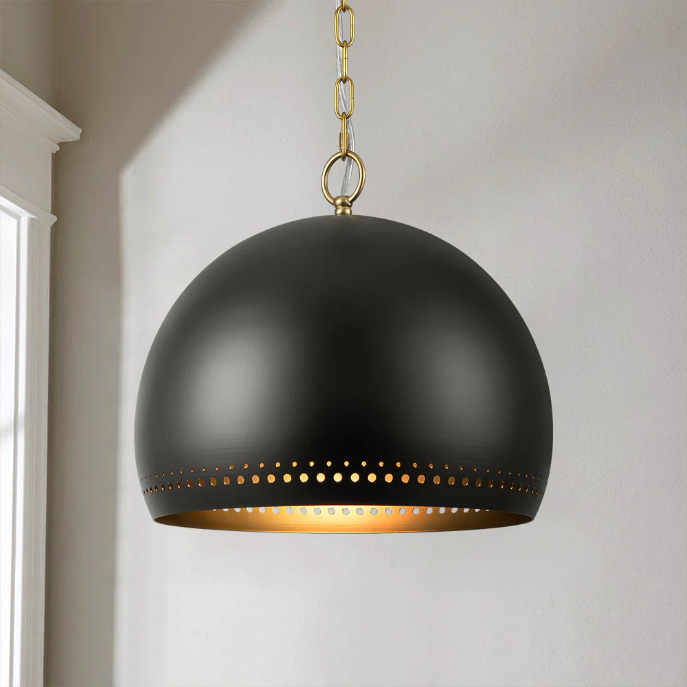 1-Light Dimmable Dome Kitchen Island Pendant C7508
