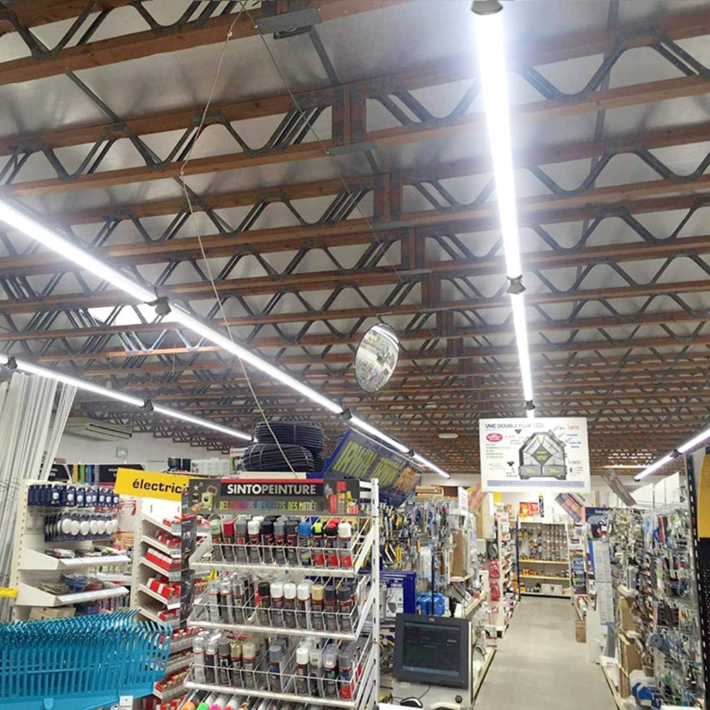 8FT 110W 12000 Lumen 5000K LED Shop Light, 4 Pack Z79535