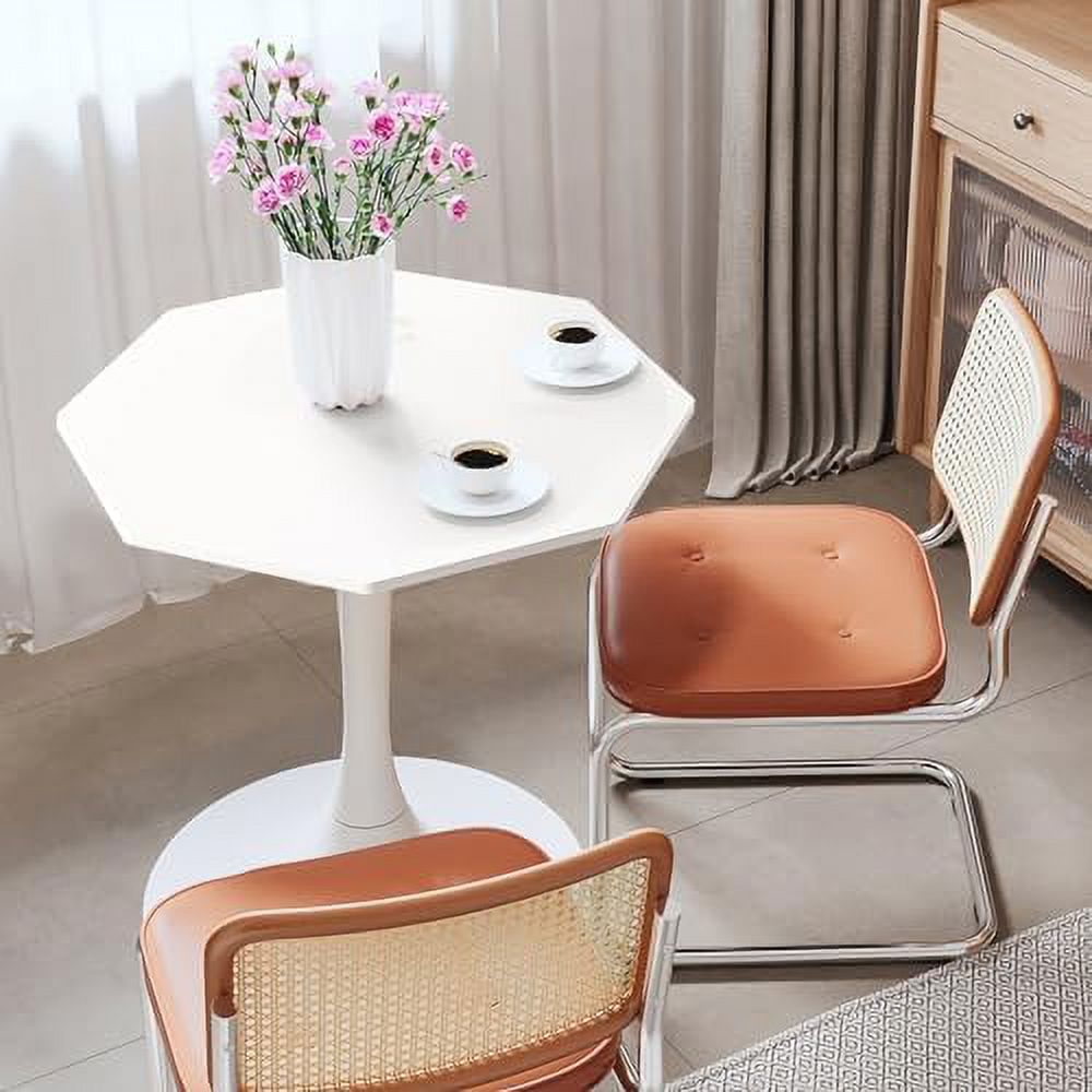 Octagonal Dining Table with MDF Table Top Metal Base B33294