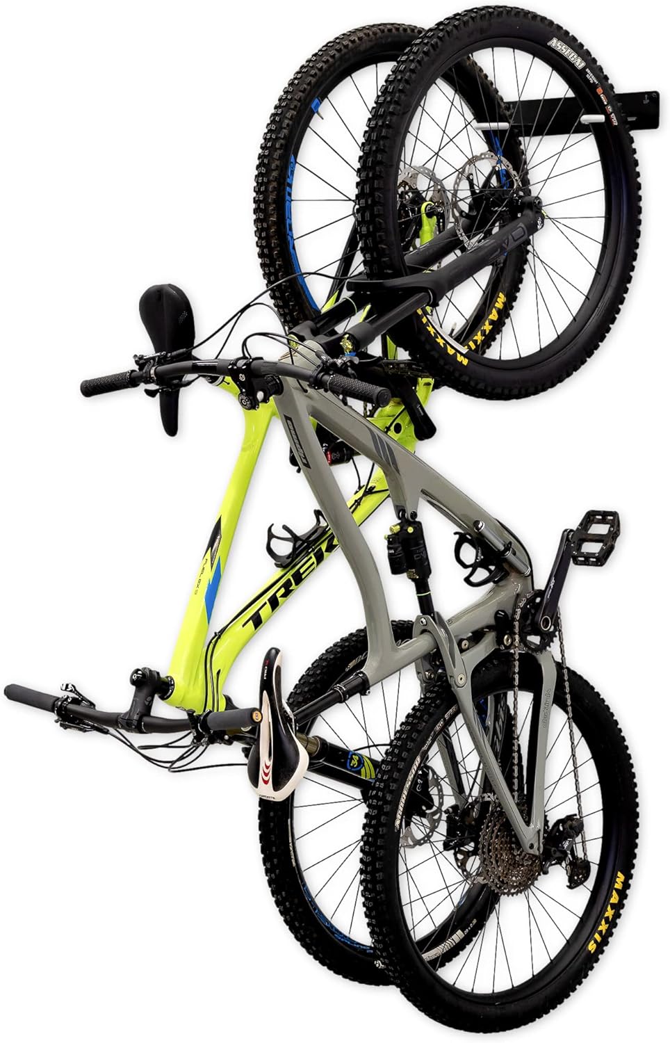 8 Bike Wall Storage Rack, Solid Steel, Pack of 2 N342144