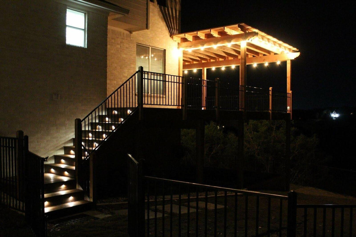 10 Pc Low Voltage LED Deck Lights Kit W15976