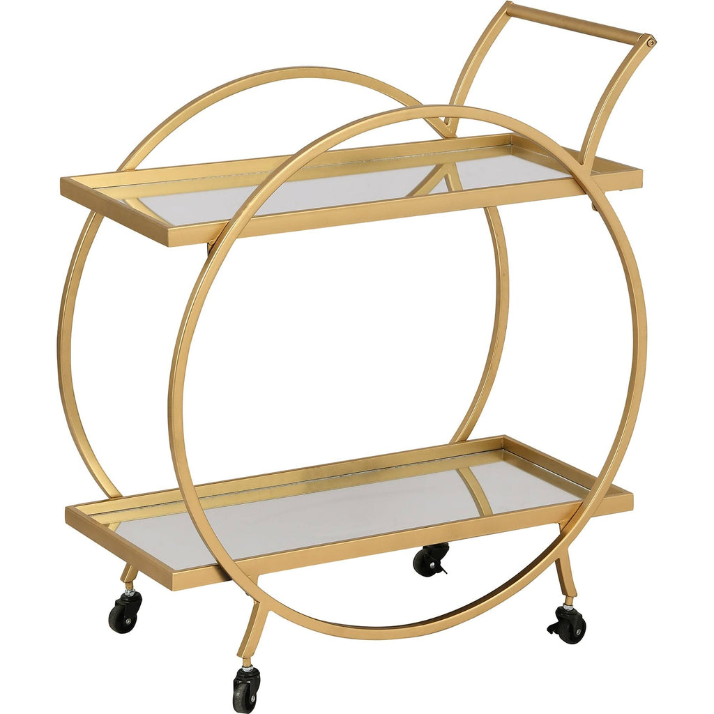 Gold Metal Bar Cart W203
