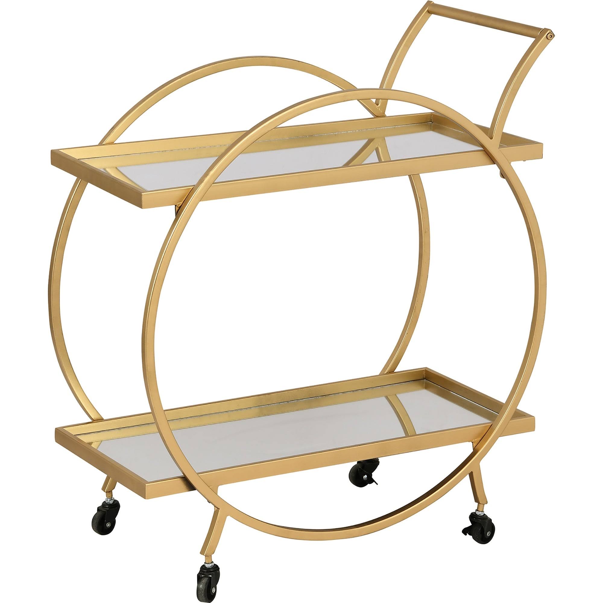 Gold Metal Bar Cart W203